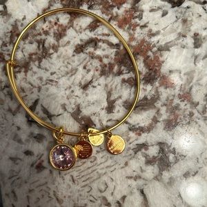 Alex and Ani June Birthstone Charm Bangle